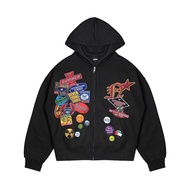 NRDN Clothing Sweater RAW BLACK HOODIE