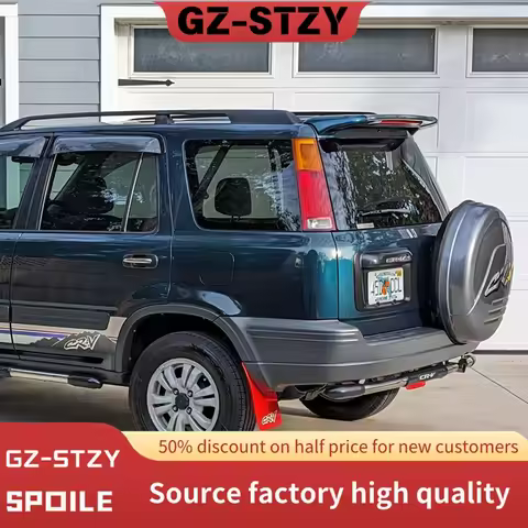 Roof Spoiler For Honda CRV CR-V 1996-2000 Rear Trunk Lid Spoiler ABS Plastic Rear Wing Spoiler Autom