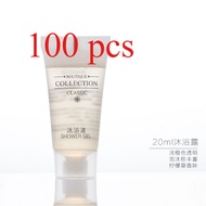 (100 BTL) Disposable Shampoo Badan/Rambut untuk Hotel/Airbnb/Body Bath &Hair Shampoo Hotel &Airbnb