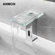 全新 瀑布式 自動感應 衞浴洗面盤台面冷暖水龍頭