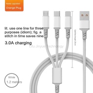 3 in 1 USB Charge Cable For POCO X8Pro X8Pro Max F8Ultra Huawei Nova 14 12 12i 13i  Android Micro US