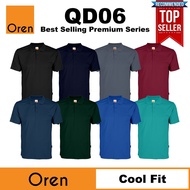 【BEST SELLER】 OREN SPORT Unisex Plain Quick Dry Microfiber Polo Collar T Shirt Baju Jersi Berkolar K