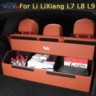 For Li LiXiang L7 L8 L9 2023 2024 Interior Accessories Car Trunk Storage Box Rear Tailbox Cargo Orga