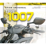 Ducati Universal Motorcycle Mirror Nmax Pcx Adv Full Cnc Black/Ducati 1007 Motorcycle Mirror
