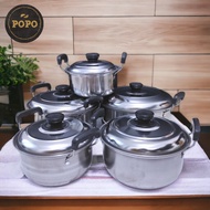 Soup Pot High Pot 16 18 20 22 24 cm Full Stainless Induction