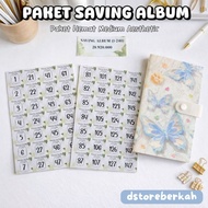 [PART 1] Complete Aesthetic Saving Album Package with Target Number Savings Stickers 2 Million - 30 