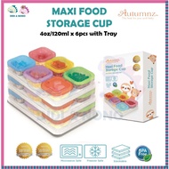 AUTUMNZ BABY FOOD STORAGE BOX FROZEN BPA FREE MICROWAVE SAFE TUPPERWARE BEKAS SIMPAN MAKANAN BABY TA