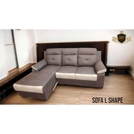 JNY- 3 SEATER SOFA L SHAPE  MODERN SOFA