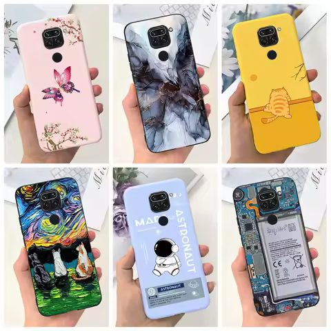 For Redmi Note 9 Case For Xiaomi Redmi Note 9 Pro Phone Case Luxury Marble Art Painted Funda For Xio