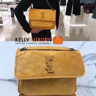 [Pre-Order] Ysl Medium Niki In Suede Cheddar 3 weeks