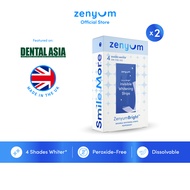 Zenyum Bright Invisible Whitening Strips - 14 Strips Value Twin Pack (Dental Care Treatment/Made in