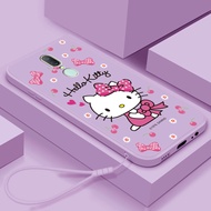 Casing OPPO F11 F19 Pro F19S F21 Pro 5G F7 F9 K9 Hello Kitty Phone Case New Design 2024 Soft Silicone Shockproof Cover