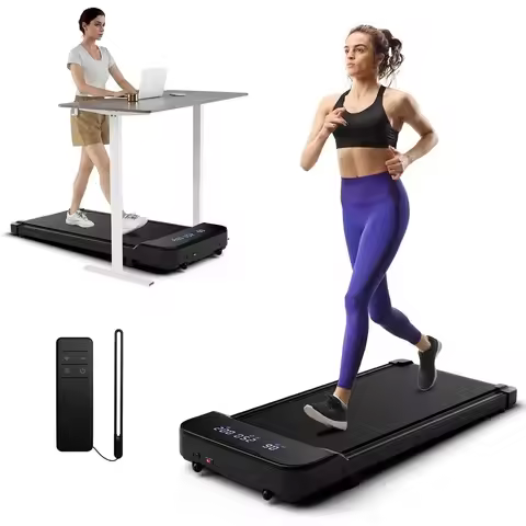 3-in-1 Compact Desk Treadmill - 2.5HP, Remote, LED Display, Portable for Small Spaces