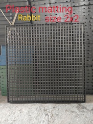 plastic Matting size 2x2, rabbit matting 2x2, plastic matting  rabbit size 2x2, matting size 2x2