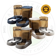 [SET] Automatic Cute Pet Feeder & Water Bottle / Pet Water (2.1L) & Food Feeder (2.1L)