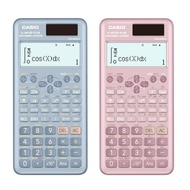 CASIO卡西歐  12位數工程型計算機/計算機-莫蘭迪藍/莫蘭迪藕粉色(fx-991ES PLUS-2PK)(尺寸:約16.15×7.7×1.11cm)