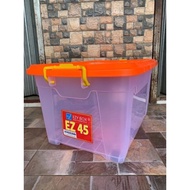 Ezy 45 Liter Clothes Box Basket EZ 45L Container Box Storage Box