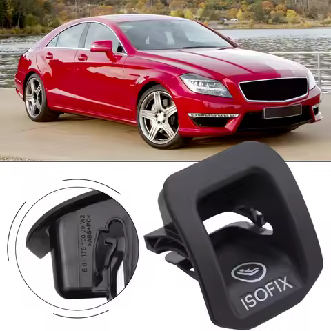 Replacement Rear ISOFIX Switch Cover for Mercedes A CLA GLA Class W176 Vehicle Anchor Protection Com