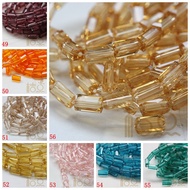Judian Handmade Domestic Crystal Rectangular Beads 6.9 * 3.4mm Square Beads DIY Accessories Material