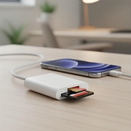 Apple/ SD/TF to VGA/Type-C 21 OTG  Penukar Apple/Huawei SD/TF ke VGA/Type-C 2-dalam-1 OTG