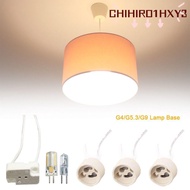 CHIHIRO1HXY3 Bulb Base, G4/G5.3/G9 Ceramic Head Lamp Holder, For LED Halogen Light Wire Connector 10