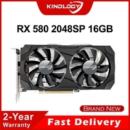459 Kinology AMD RX 580 16GB Gaming Graphics Card GDDR5 GPU 256-bit PCI-E 3.0X16 RX580 16G Desktop C
