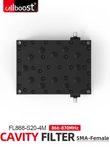 Callboost SMA Female 4M 868MHz Cavity Filter Lora Flarm Booster Helium Network Cavity Filter