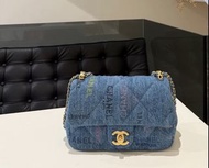 Chanel 22P CF 牛仔 藍色