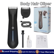 Professional Body Hair Trimmer, Groin Manscape Trimmer For Men, Pubic Grooming Clipper Male Razor Bi