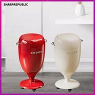 [Sharprepublic] Trash Can Garbage Can with Universal Wheels Movable Dustbin Tall Wastebasket