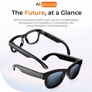 LOKMAT Smart Glasses With Built-In Chat GPT, 8MP Camera, 26-Language AI Translation, Voice Control, 