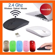 TECH99 Ultra Thin USB Optical Wireless Mouse 2.4Ghz Receiver Mouse Cordless Computer PC Laptop Gadge