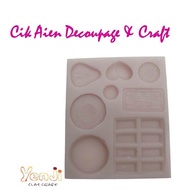 Resin Veiner Mold Code:03-123 from Yenji Clay Craft -