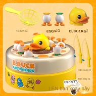 Đồ Chơi Hứng Vịt Bộ Lưới Đánh Bắt Cá Hình Vịt Vàng Nhỏ B Duck Đồ Chơi Giải Trí Đồ Chơi Cho Bé Gái -