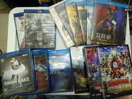 多款Blu-ray電影碟,DVD,藍光,寶可夢,阿凡達,黑寡婦,韓劇,紙鈔屋,我的少女時代,美國隊長,殺人者的購物目錄