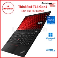 Lenovo ThinkPad T14 Gen1 14” Laptop Quad Core Intel i7/i5 RAM 8-40GB 256-1TB NVMe HDMI USB-C TB3 WebCam 30 Days Warranty