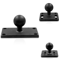 【CHA】-Aluminum Square Mounting Base with 1 Inch Rubber Ball Head Motorcycle Mounting Base for RAM Na