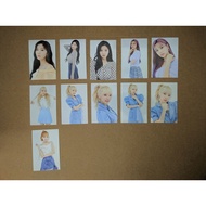 Official IZ*ONE Oneiric Theater trading cards (Eunbi, Hyewon, Yena, Chaewon)