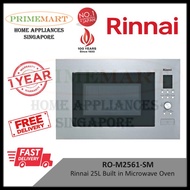 Rinnai RO-M2561-SM 25L Built in Microwave Oven * 1 YEAR LOCAL WARRANTY * FAST DELIVERY