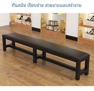 Stool for Changing Shoes Training Gym Soft Padded Long Bench Ball Court Rest Bench Bathroom Changing