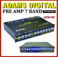Adams Digital Pre Amp 7 Band Parametric Equalizer GTR-737 GTR-707 (GTR-Series)