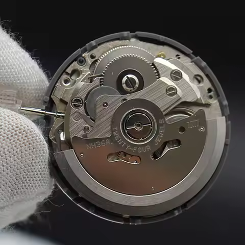 NH36 Automatic Mechanical Movement 3 O'clock Crown Japan Original Men's Watches Week Set Accessories
