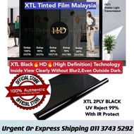 ×NO COD TQ× XTL Carbon Black HD(High-definition) Technology UV99%/Tinted Tingkap Rumah/Window Film/t