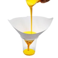Paint Filter Funnel Paper Filter Disposable Paint Filter Cone Nylon Paper Funnel 100 Mesh