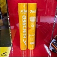 Shuttlecock kok badminton hundred HNDRD x50 pro 3 in 1