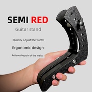 SEMI RED Ergonomic Electric Guitar Piano Holder Electric Guitar Performance Piano Holder Electric Gu