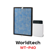 ไส้กรองอากาศ Worldtech รุ่น WT-P30 / WT-P40 / WT-P50 / WT-P80 แผ่นกรอง เวิลด์เทค HEPA H13 Filter