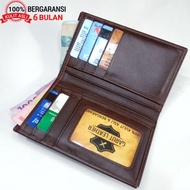 Men's 3/4 Leather Wallet 100% ORIGINAL Genuine Leather Without Center Slot Dompet Lelaki Kulit Origi