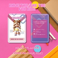 PERSONALIZED KIDS NAME TAG BAG TAG