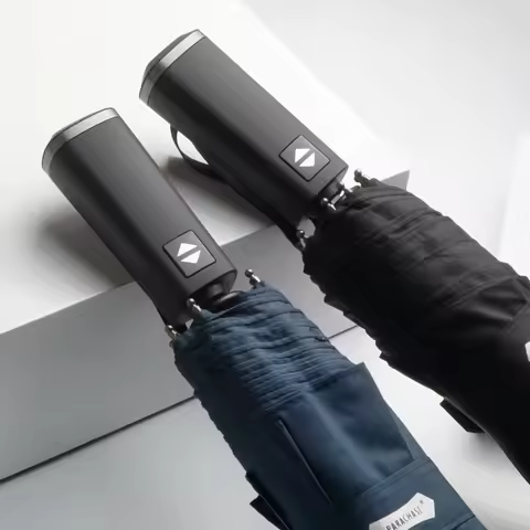 Parachase Large Automatic Umbrella Men Business Style Oversize Rain Umbrella Waterproof Big Size Gol